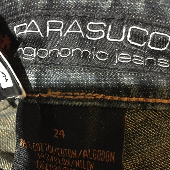 VINTAGE PARASUCO ERGONOMIC BOOT CUT JEANS SIZE 24 - Picture 13 of 13